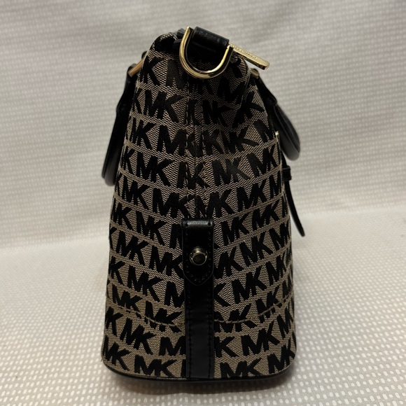 Michael Kors Logo Woven Satchel - Picture 3 of 12
